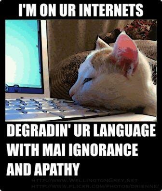 Post image for The Story of English and LOLcats