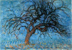 Mondrian-red-tree