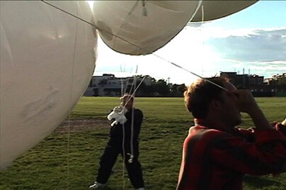 slowly inflate